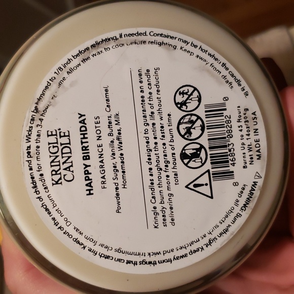 kringle candles Accents 0 Soy Kringle 3 Wick Candle Happy Birthday